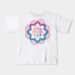 mandala Clamber Paint Kids T-Shirt